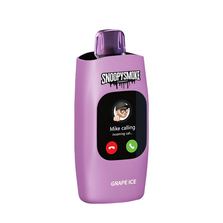Snoopy Smoke Connect 30K Disposable Vape Grape Ice