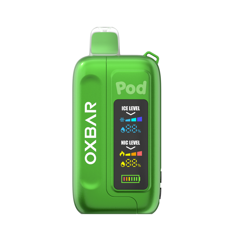 OXBAR Ice-Nic 35K Disposable Vape Green Apple Burst