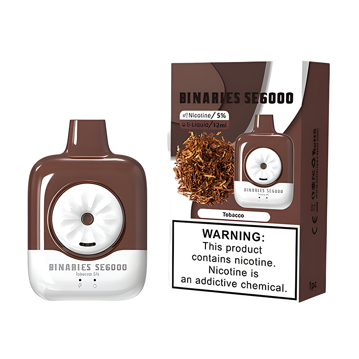 HorizonTech Binaries SE6000 Disposable Vape Tobacco  