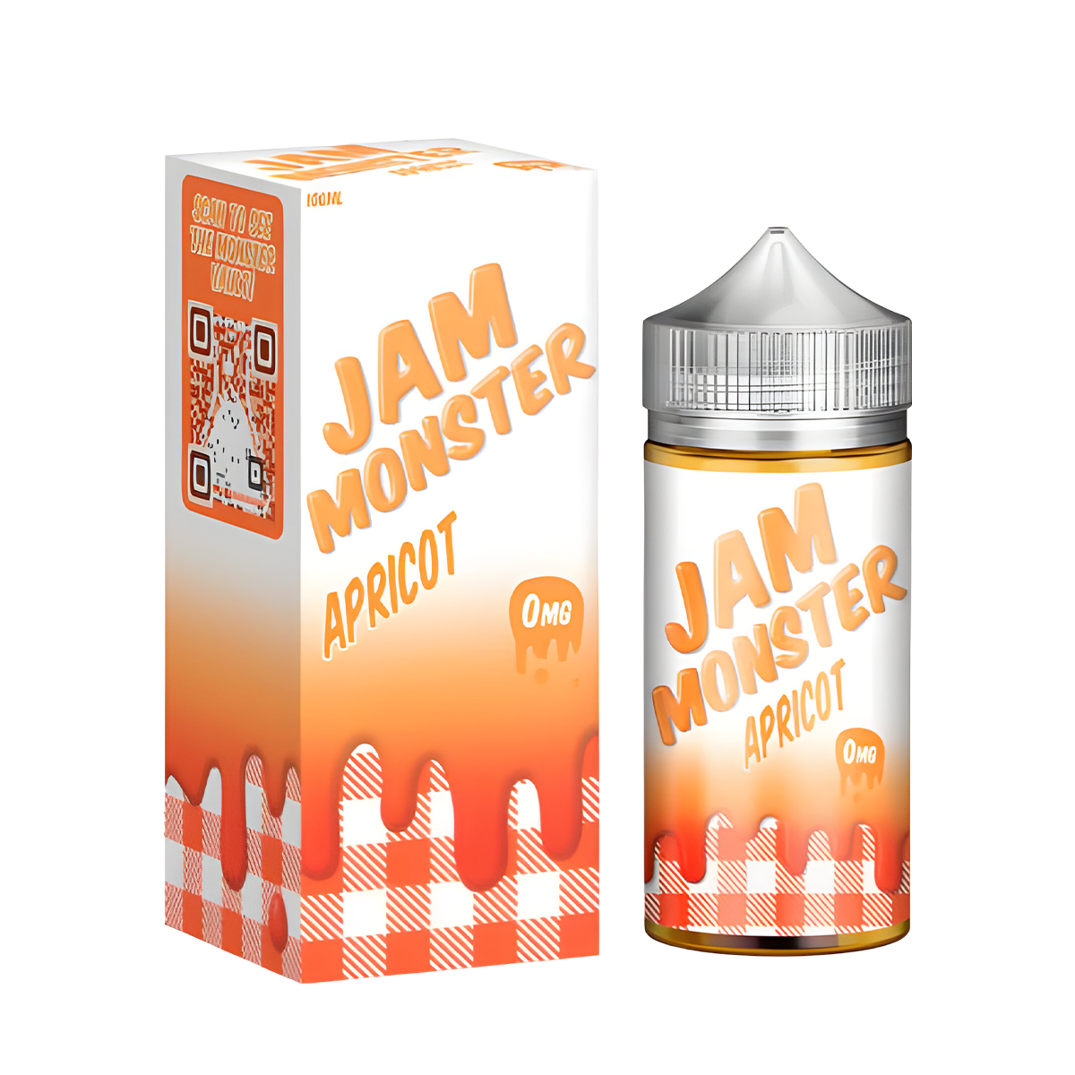 Jam Monster Freebase Vape Juice 3 Mg 100 Ml Apricot