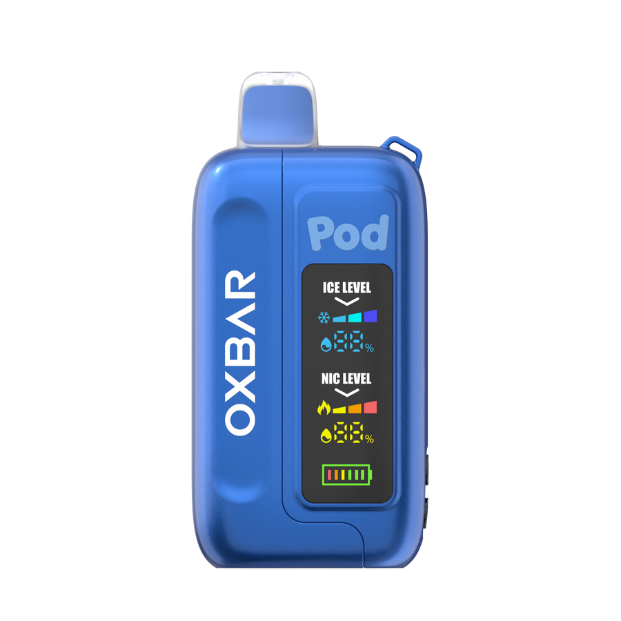 OXBAR Ice-Nic 35K Disposable Vape Jolly Blue Pop