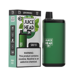 Juice Head 5K Disposable Vape Fresh Mint   | Vapezilla