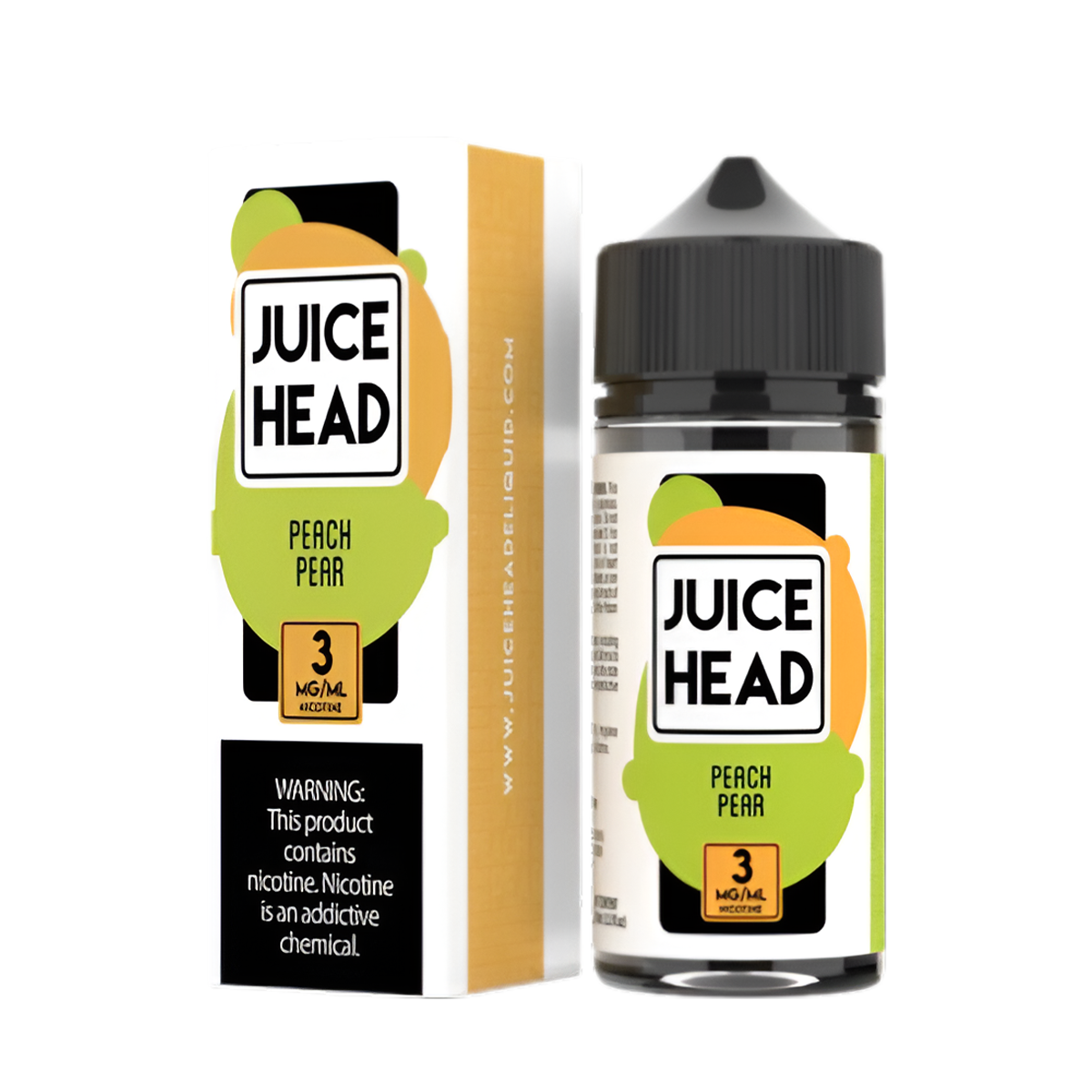Juice Head Classics Freebase Vape Juice 0 Mg 100 Ml Peach Pear