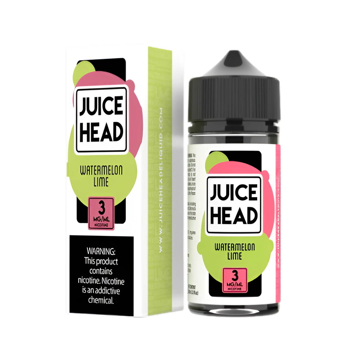 Juice Head Classics Freebase Vape Juice 0 Mg 100 Ml Watermelon Lime