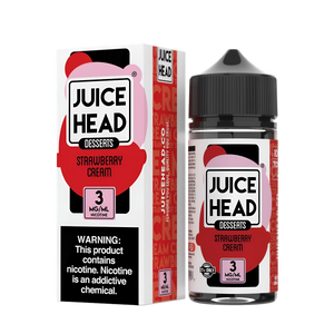 Juice Head ZTN Desserts Freebase Vape Juice 3 Mg 100 Ml Strawberry Cream
