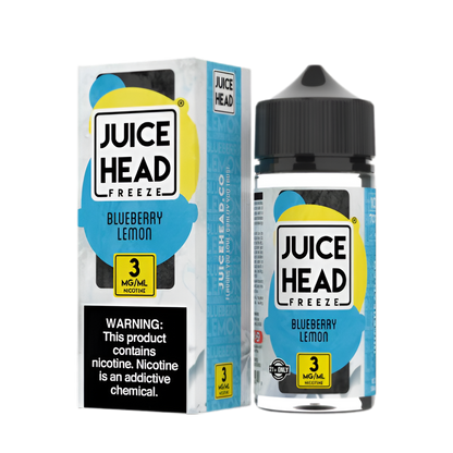 Juice Head Freeze Freebase Vape Juice 0 Mg 100 Ml Blueberry Lemon Freeze