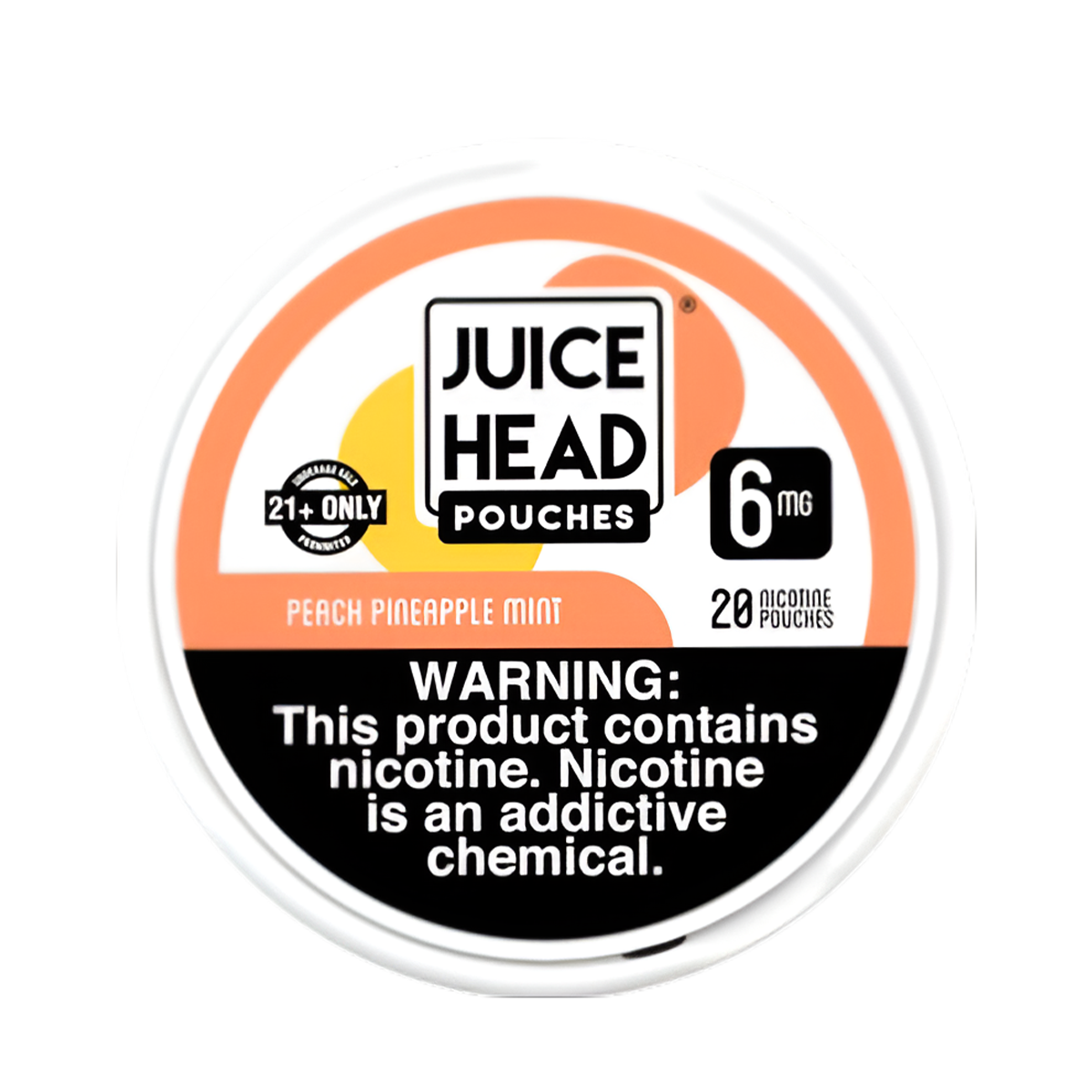 Juice Head Nicotine Pouches 6 Mg 20 Nicotine Punches Peach Pineapple Mint