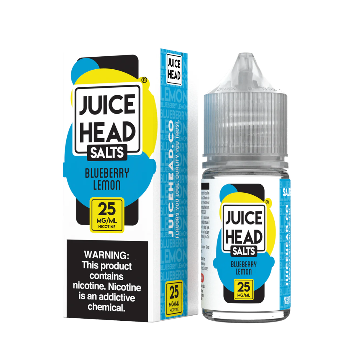 Juice Head Salt Nicotine Vape Juice 25 Mg 30 Ml Blueberry Lemon