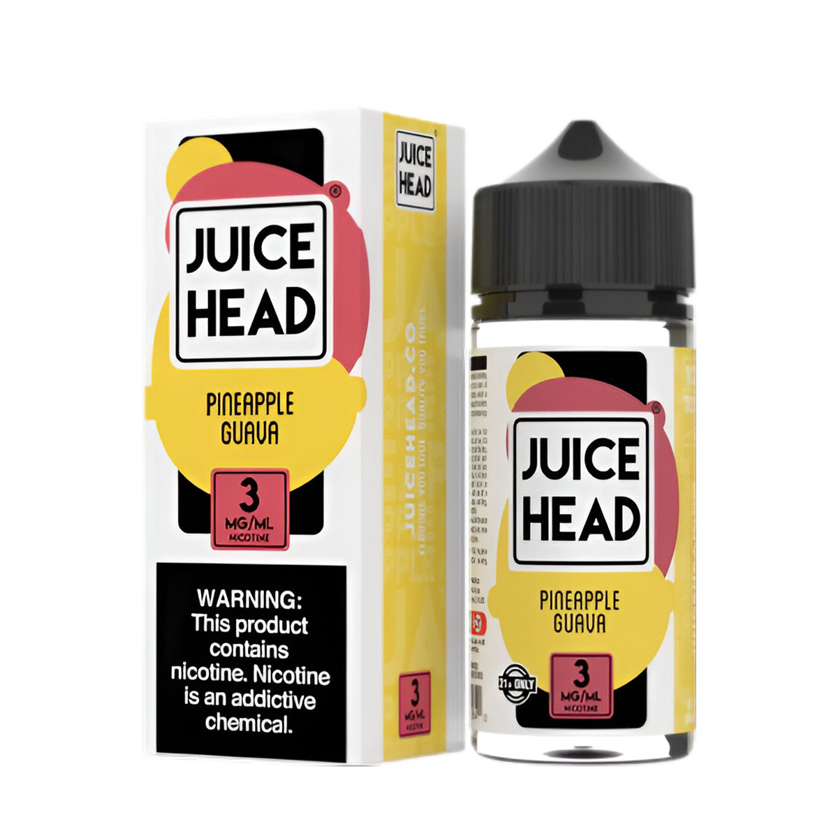 Juice Head ZTN Classics Freebase Vape Juice 3 Mg 100 Ml Pineapple Guava