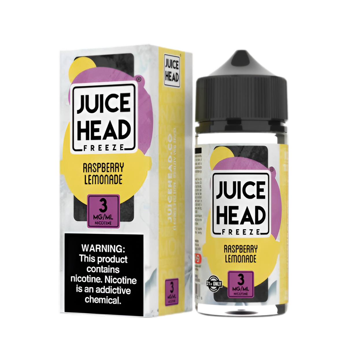 Juice Head ZTN Freeze Freebase Vape Juice 3 Mg 100 Ml Raspberry Lemonade Freeze