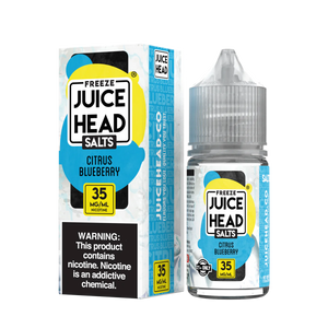 Juice Head ZTN Freeze Salt Nicotine Vape Juice 35 Mg 30 Ml Citrus Blueberry Freeze