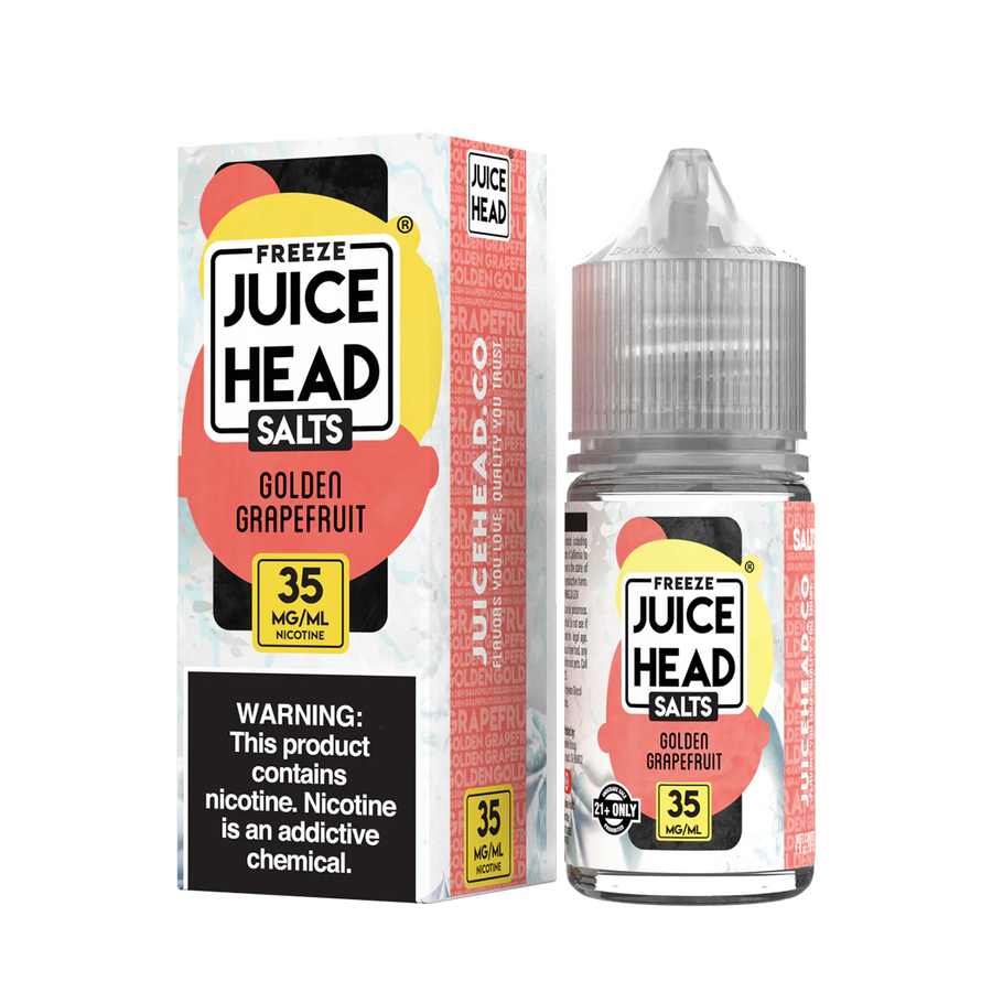 Juice Head ZTN Freeze Salt Nicotine Vape Juice 35 Mg Golden Grapefruit Freeze