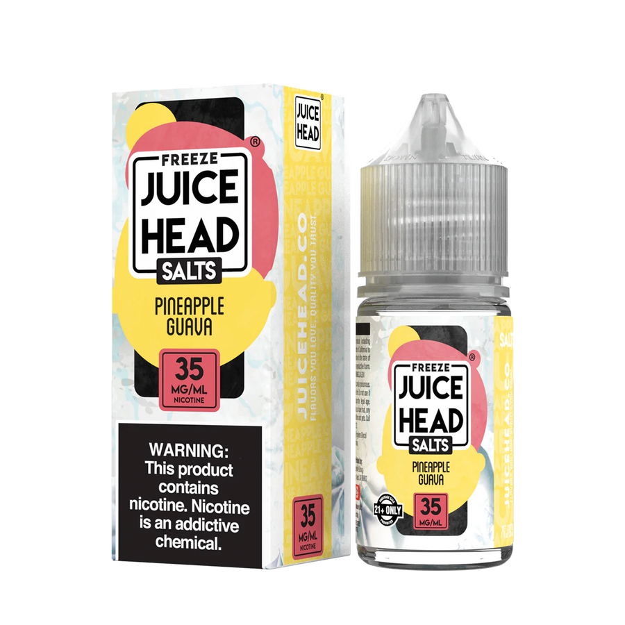 Juice Head ZTN Freeze Salt Nicotine Vape Juice 35 Mg Pineapple Guava Freeze