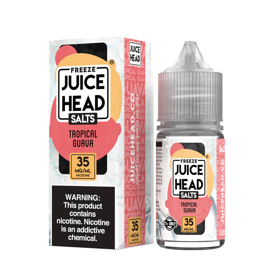 Juice Head ZTN Freeze Salt Nicotine Vape Juice 35 Mg Tropical Guava Freeze