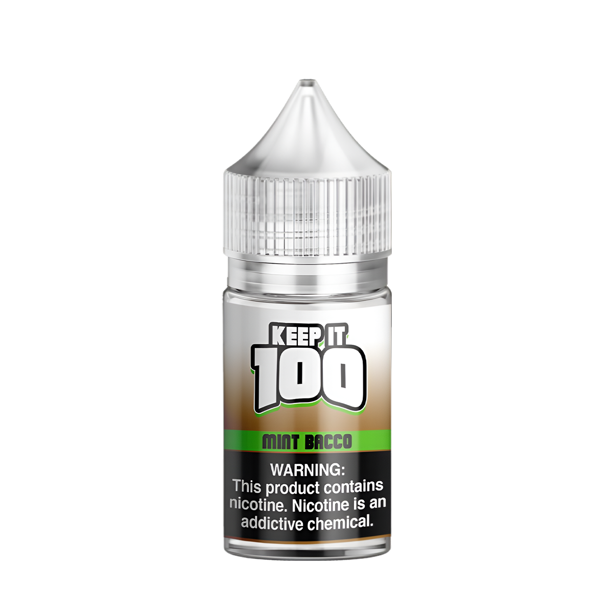 Keep it 100 Original Flavors Salt Nicotine Vape Juice 30 Mg 30 Ml Mint Bacco