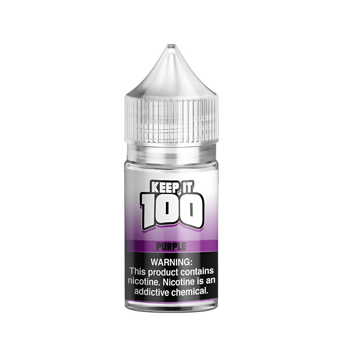 Keep it 100 Original Flavors Salt Nicotine Vape Juice 30 Mg 30 Ml Purple