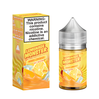 Lemonade Monster Salt Nicotine Vape Juice 24 Mg 30 Ml NTD Mango Lemonade