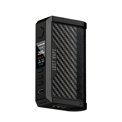 Lost Vape Centaurus Q200 Box-Mod Kit Black Carbon Fiber