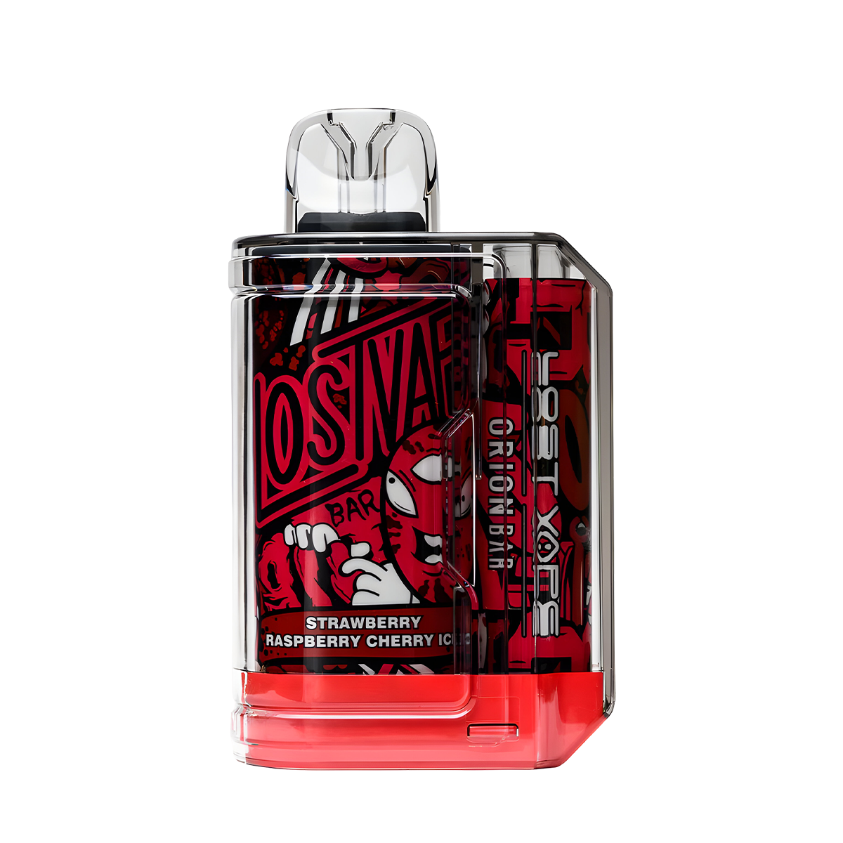 Lost Vape Orion Bar 7500 Disposable Strawberry Raspberry Cherry Ice  