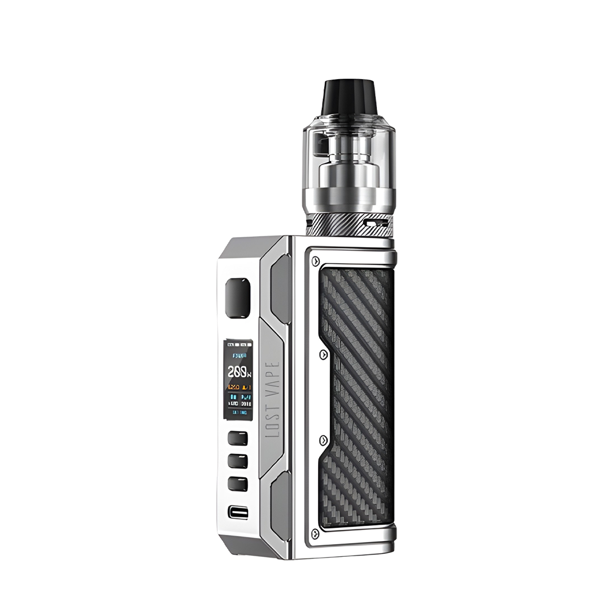Lost Vape Thelema Quest 200W Advanced Mod Kit Carbon Fiber Series/Stainless Steel  