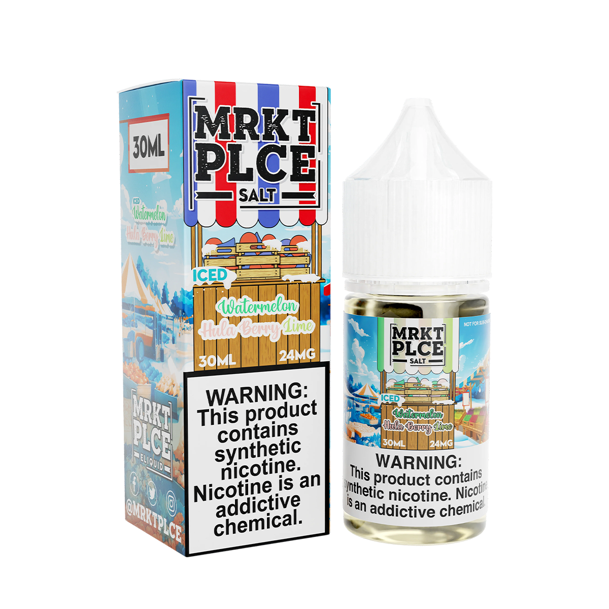 MRKT PLCE Salt Nic Vape Juice | 24 ~ 48 Mg Nic in 26 Flavors MRKT PLCE Salt Nic Vape Juice | 24 ~ 48 Mg Nic in 26 Flavors