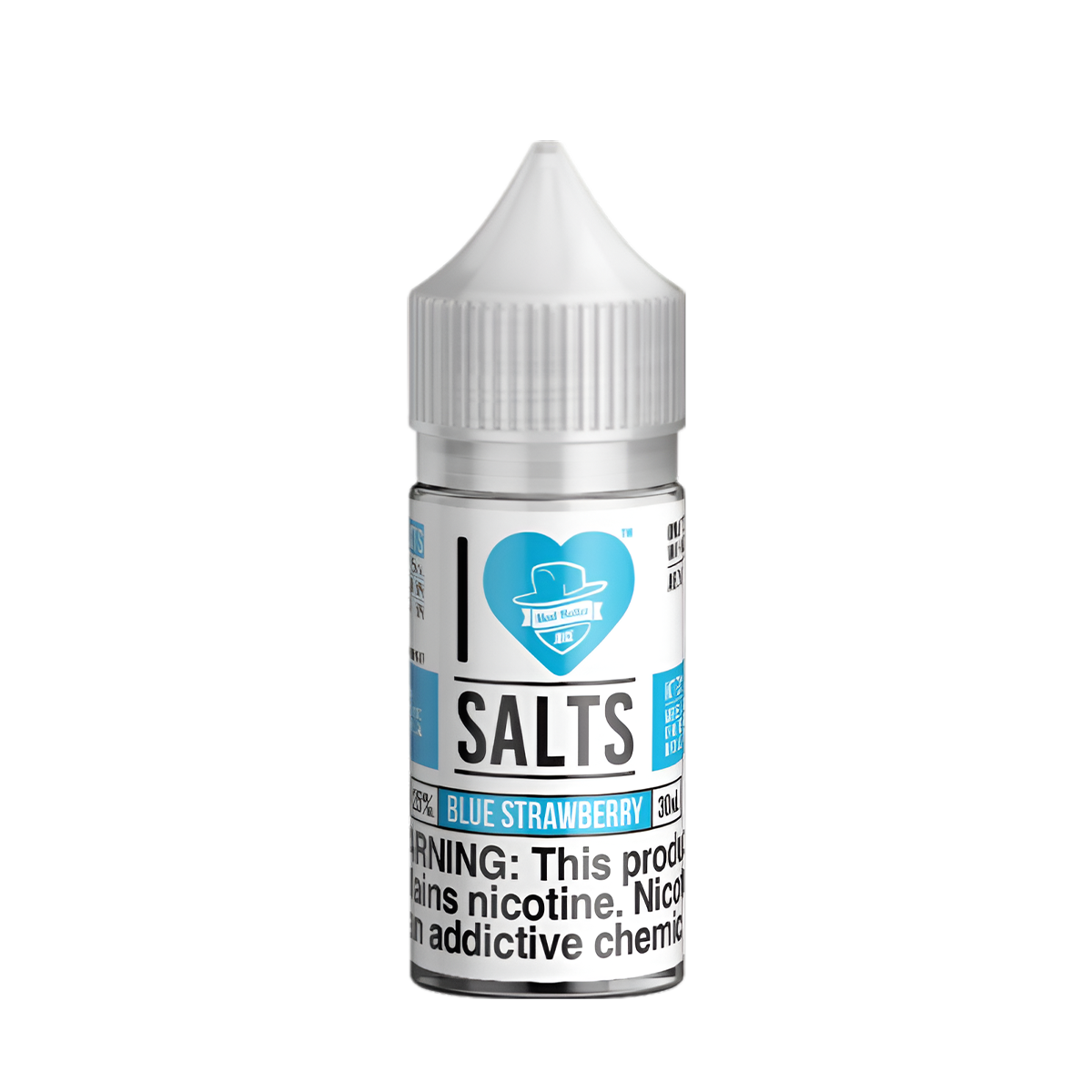 Mad Hatter I Love Salt Nicotine Vape Juice 25 Mg 30 Ml Blue Strawberry