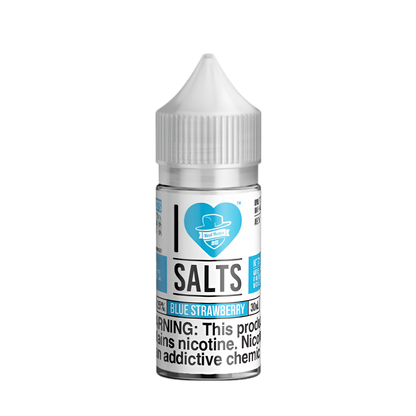 Mad Hatter I Love Salt Nicotine Vape Juice 25 Mg 30 Ml Blue Strawberry