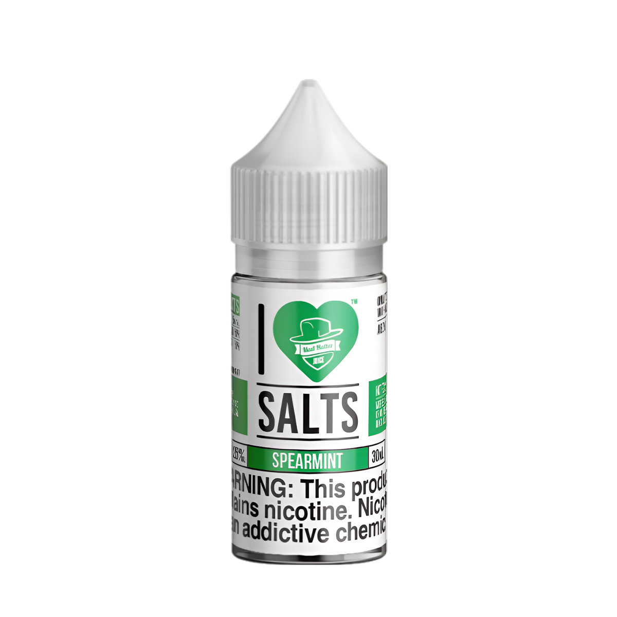 Mad Hatter I Love Salt Nicotine Vape Juice 25 Mg 30 Ml Spearmint