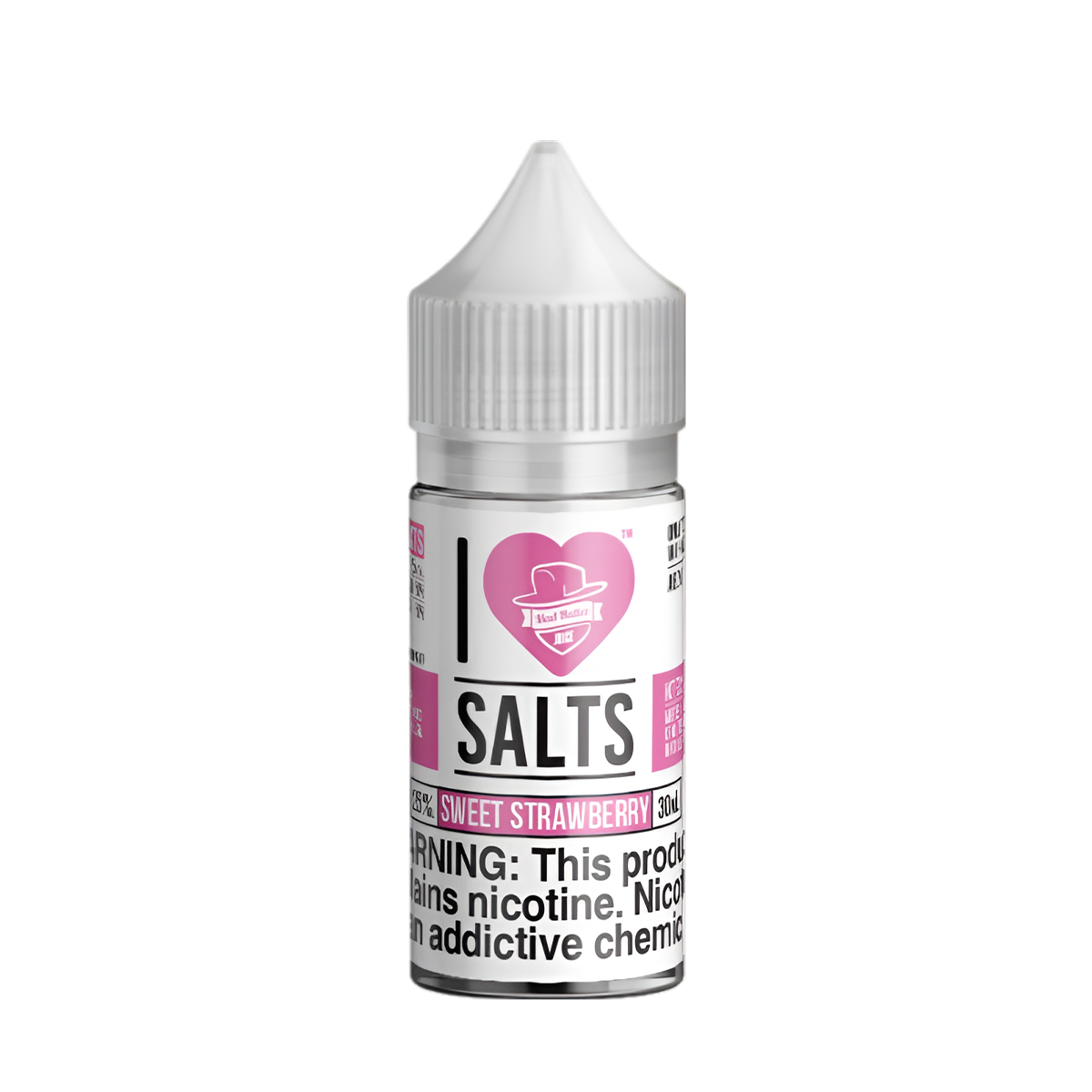 Mad Hatter I Love Salt Nicotine Vape Juice 25 Mg 30 Ml Sweet Strawberry