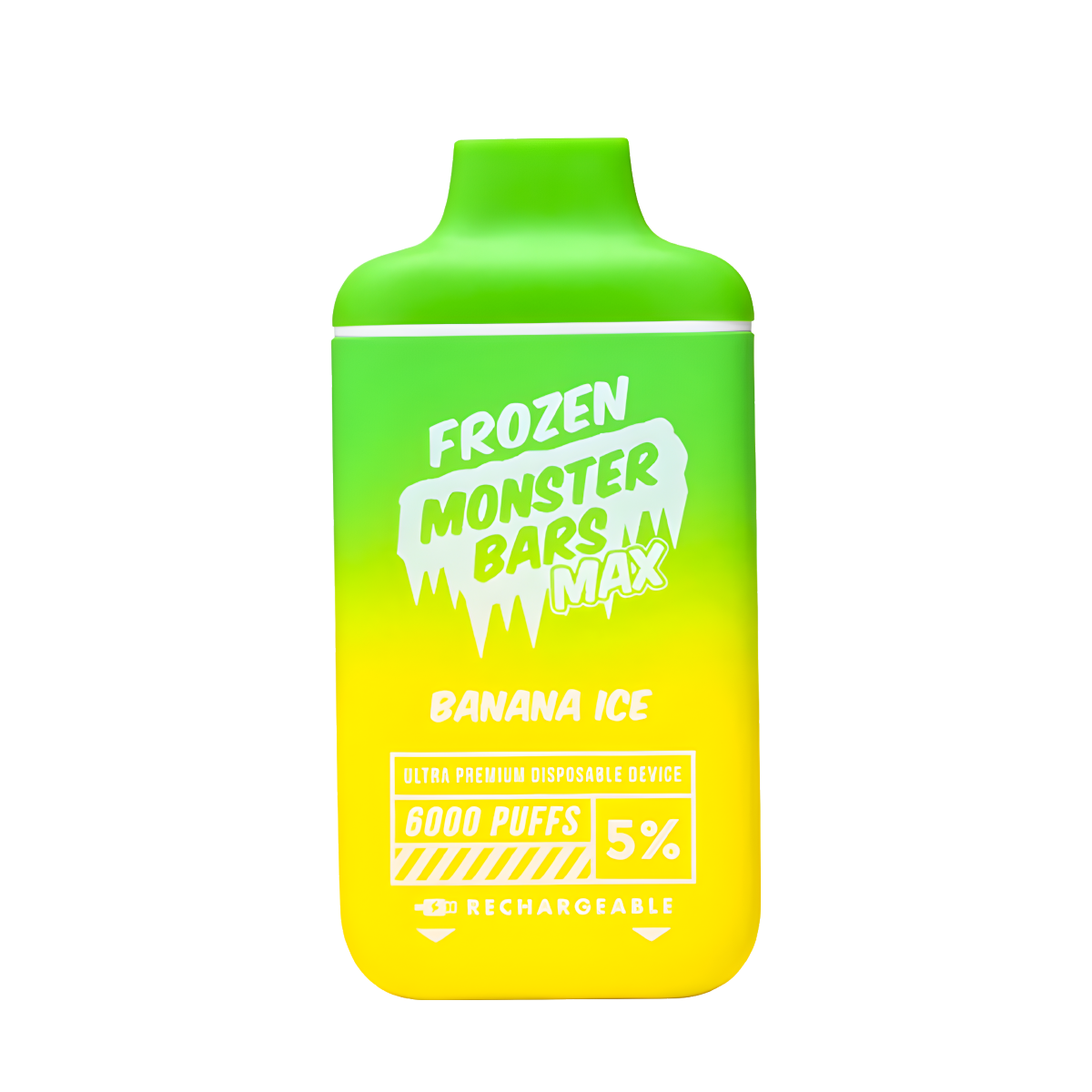 Monster Bars MAX 6000 Disposable Vape Banana Ice  