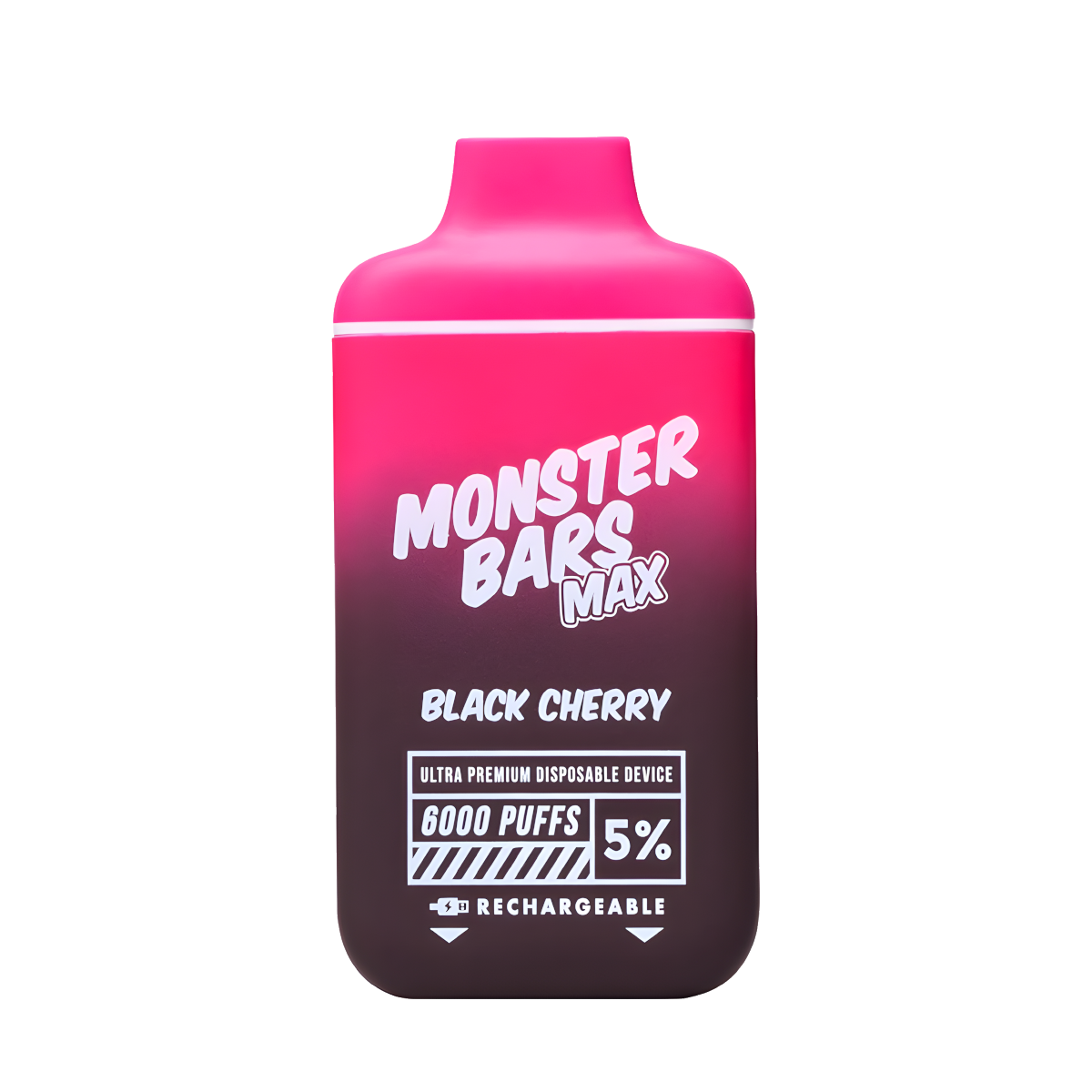Monster Bars MAX 6000 Disposable Vape Black Cherry Jam  