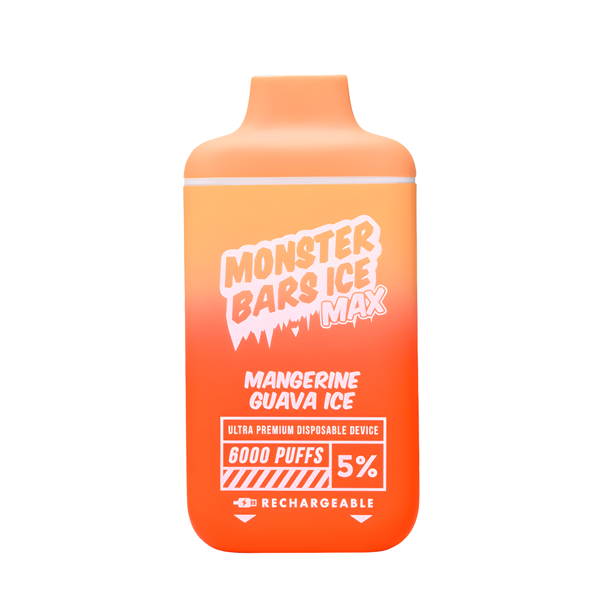 Monster Bars MAX 6000 Disposable Vape Mangerine Guava Ice  