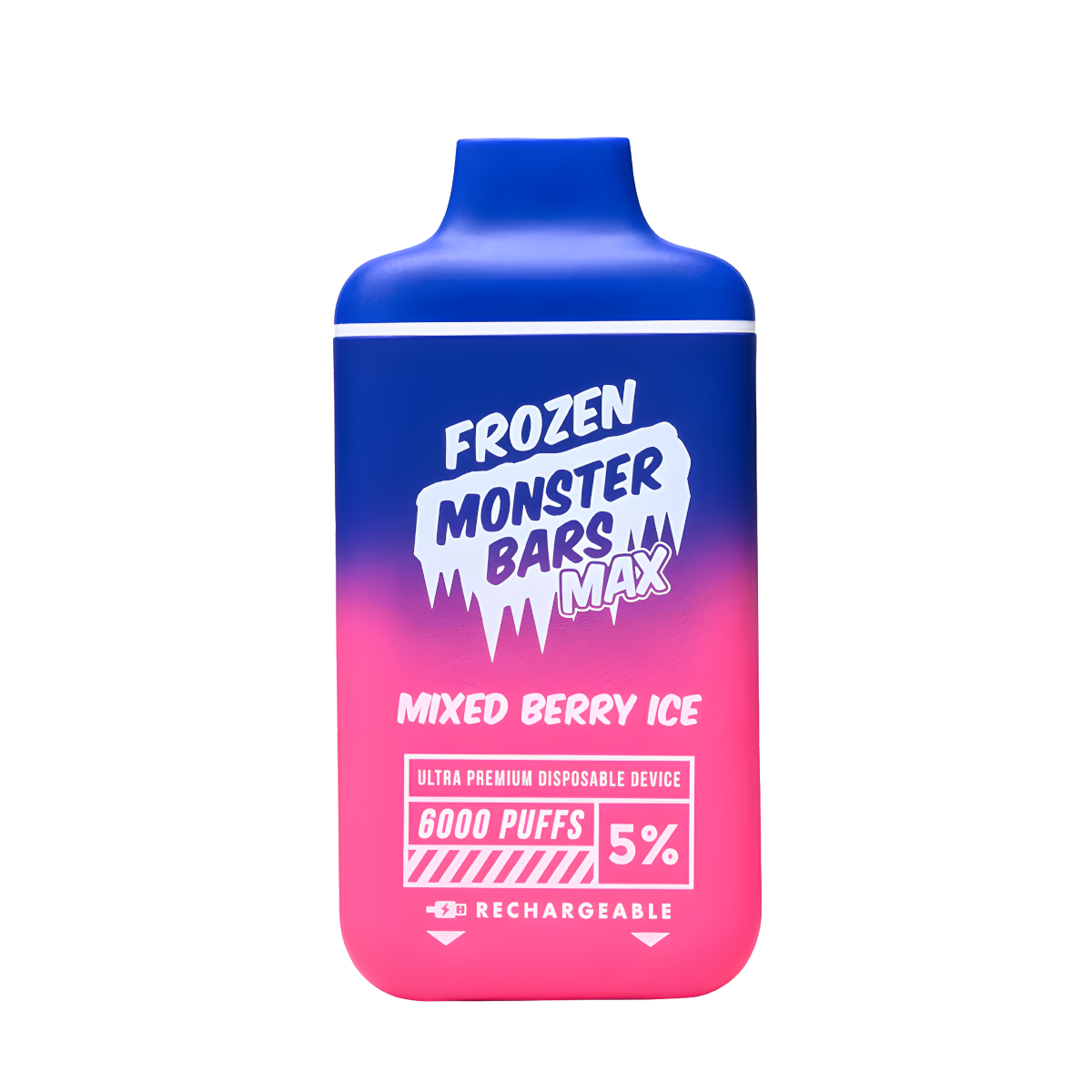 Monster Bars MAX 6000 Disposable Vape Mixed Berry Ice  