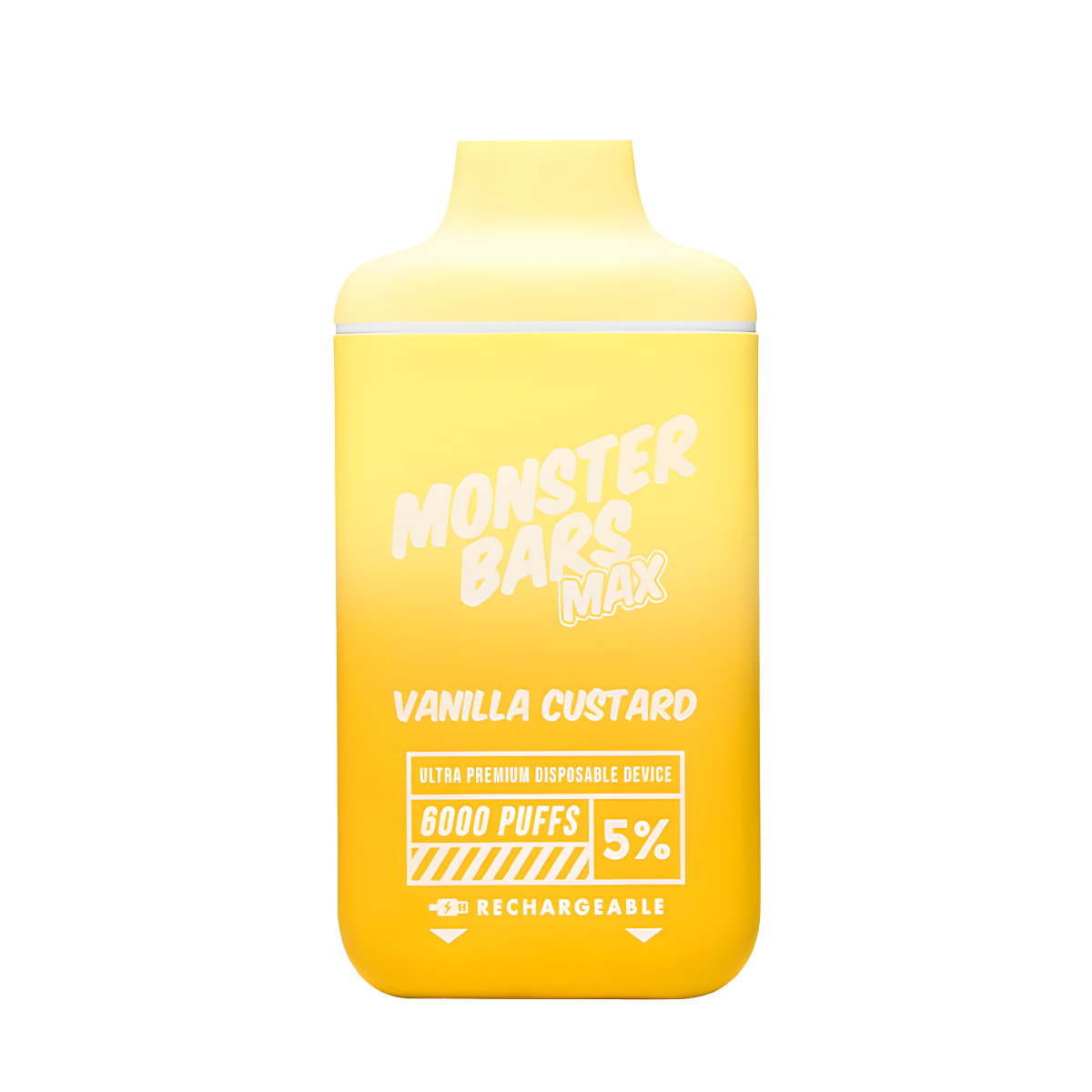 Monster Bars MAX 6000 Disposable Vape Vanilla Custard  