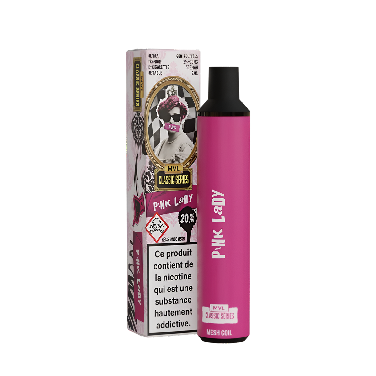Monster Bars Classic Disposable Vape Pink Lady  
