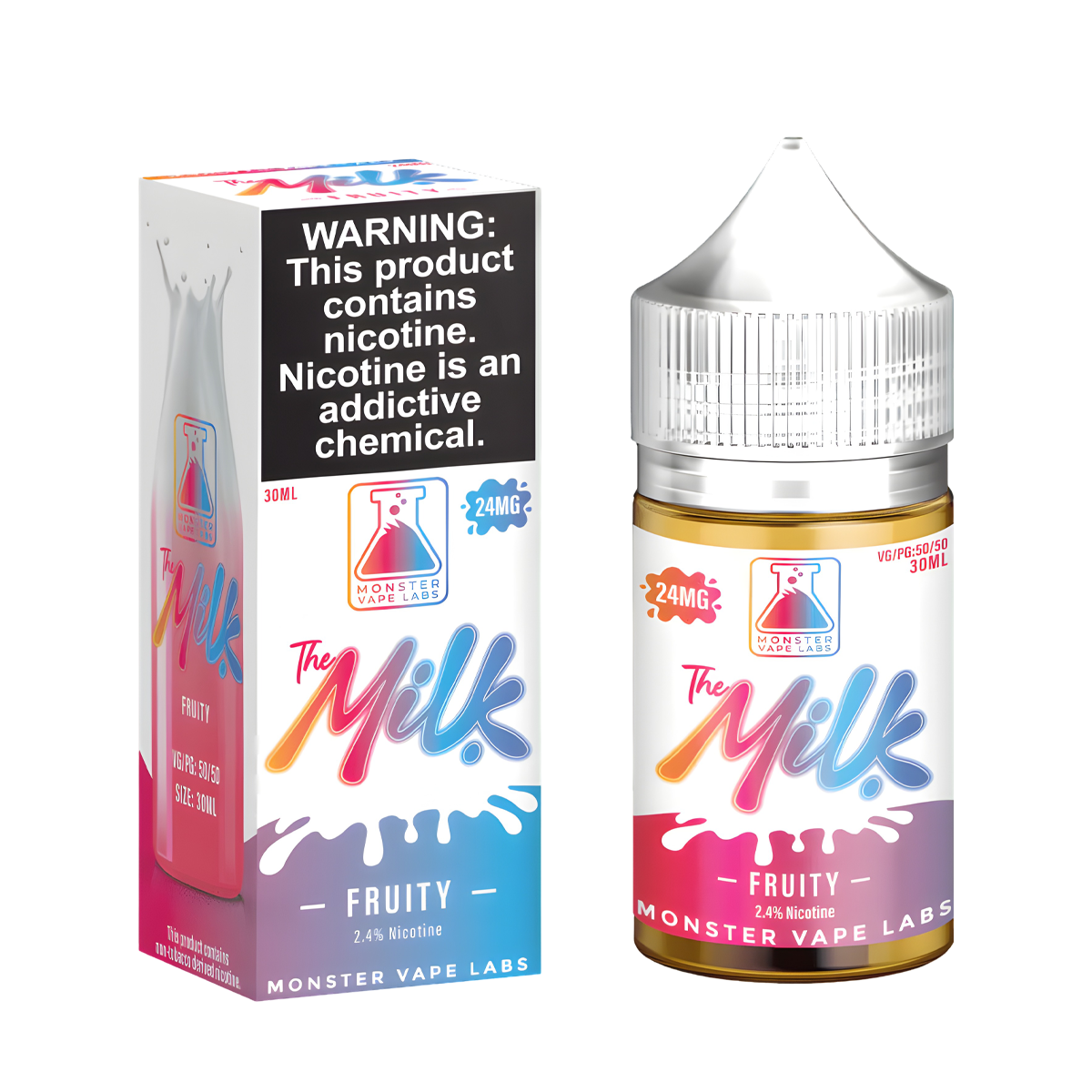 The Milk Monster Salt Nicotine Vape Juice 24 Mg 30 Ml Fruity Milk