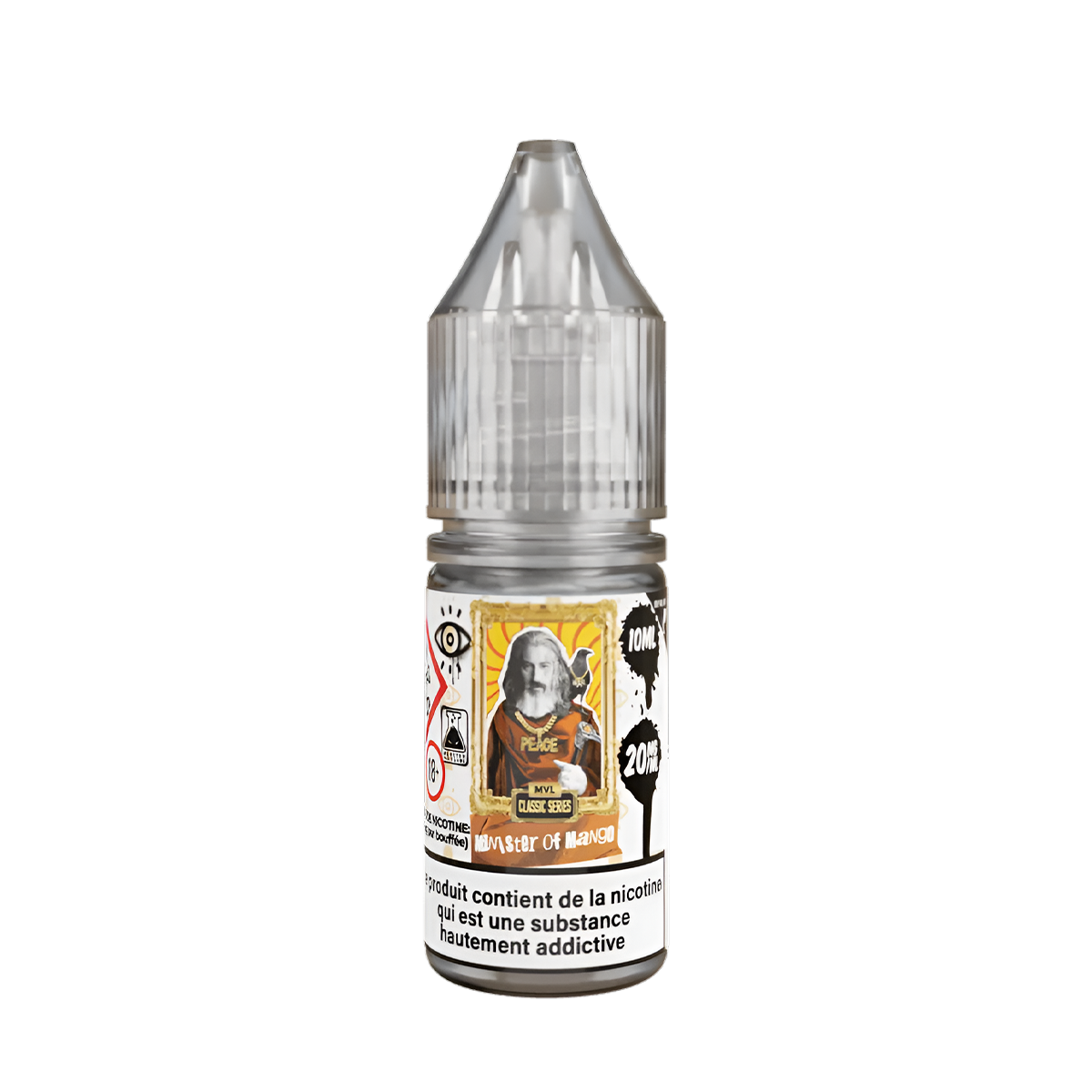 Monster Labs Classic Salt Nicotine Vape Juice 20 Mg 10 Ml Minster Of Mango