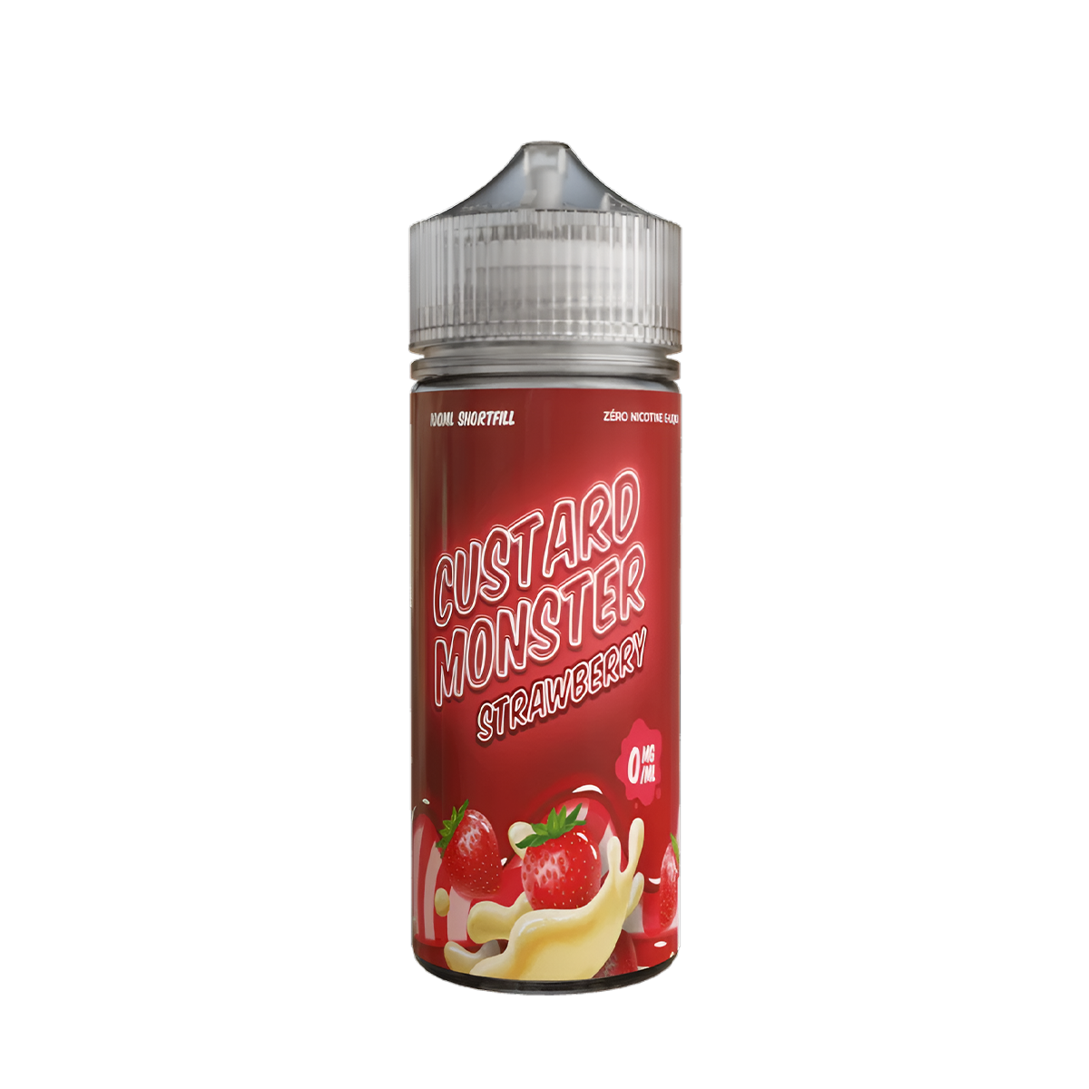 Custard Monster Freebase Vape Juice 0 Mg 100 Ml Strawberry Custard