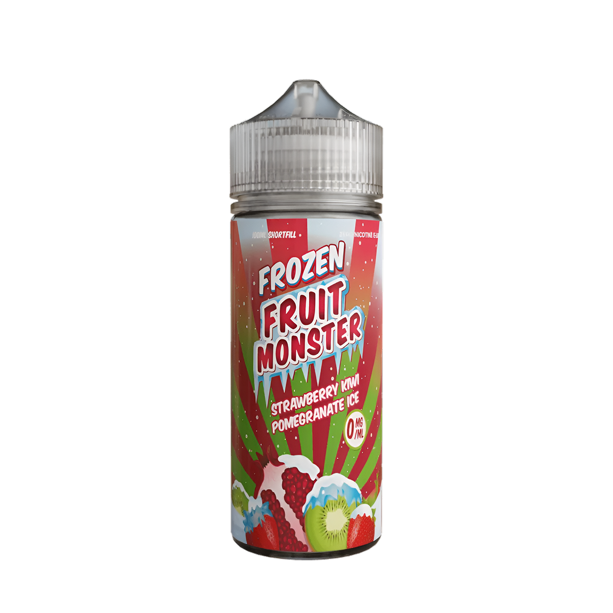 Frozen Fruit Monster Freebase Vape Juice 0 Mg 100 Ml Strawberry Kiwi Pomegranate Ice