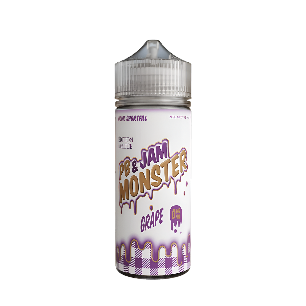 Jam Monster Freebase Vape Juice 0 Mg 100 Ml PB & Grape