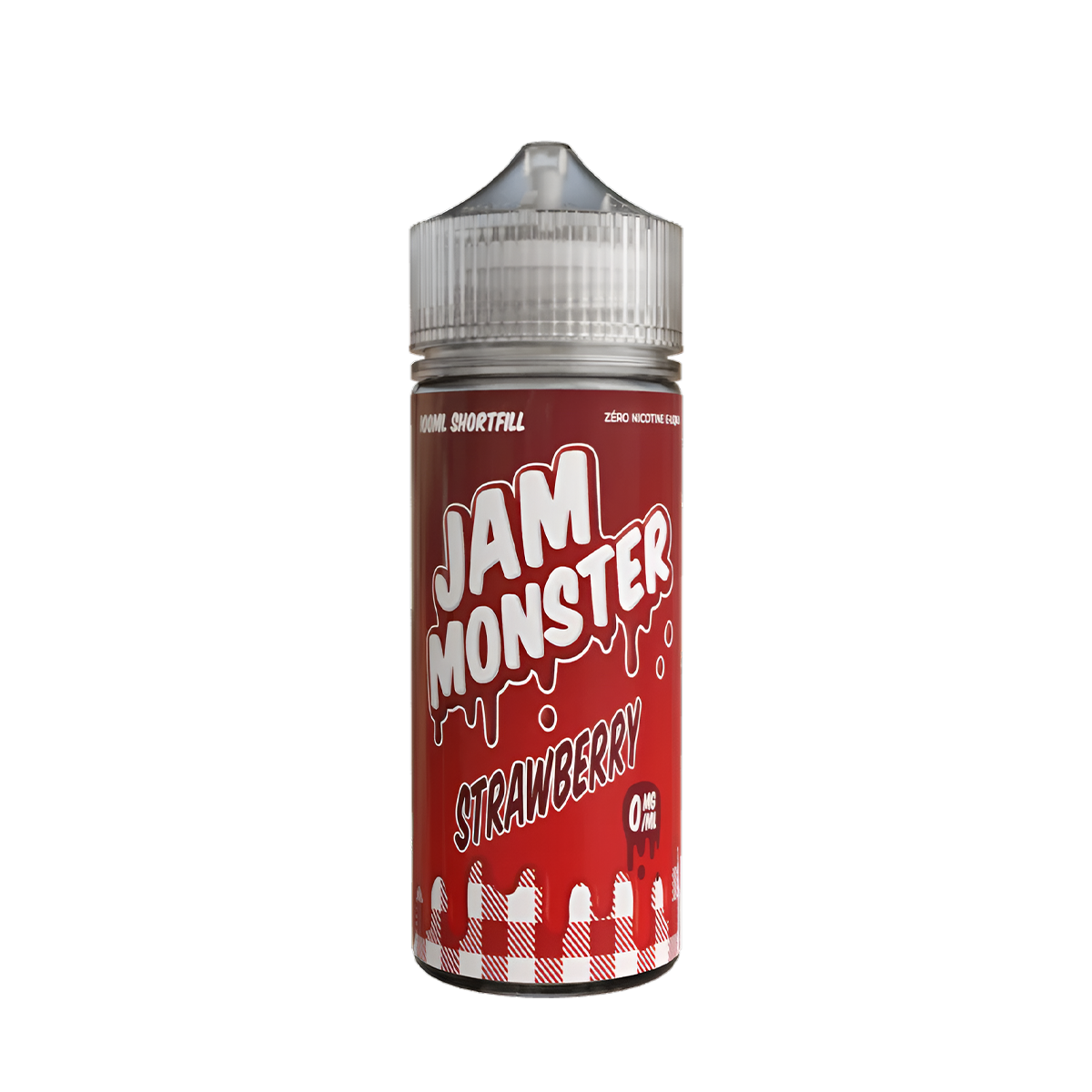Jam Monster Freebase Vape Juice 0 Mg 100 Ml Strawberry