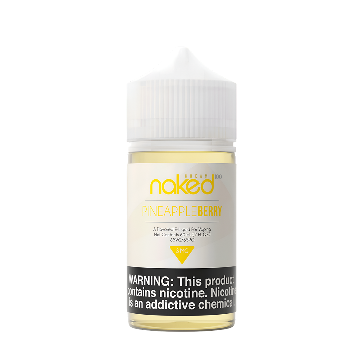 Naked 100 Cream Freebase Vape Juice 0 Mg 60 Ml Strawberry Pineapple Cream