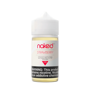 Naked 100 Fusion Freebase Vape Juice 0 Mg 60 Ml Strawberry