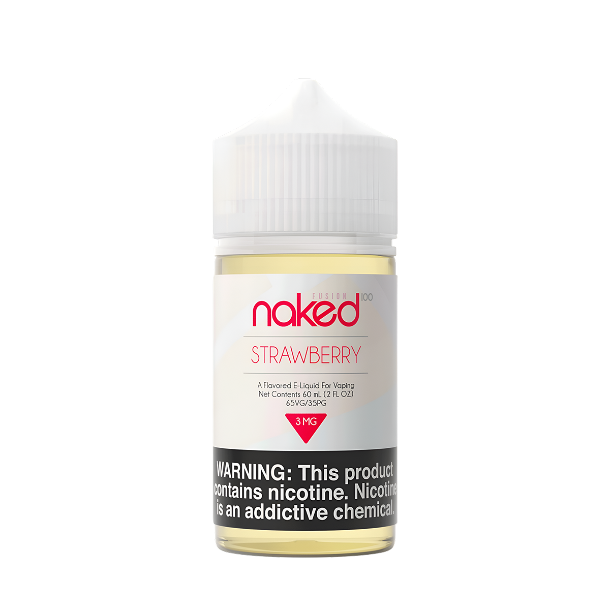 Naked 100 Fusion Freebase Vape Juice 0 Mg 60 Ml Strawberry