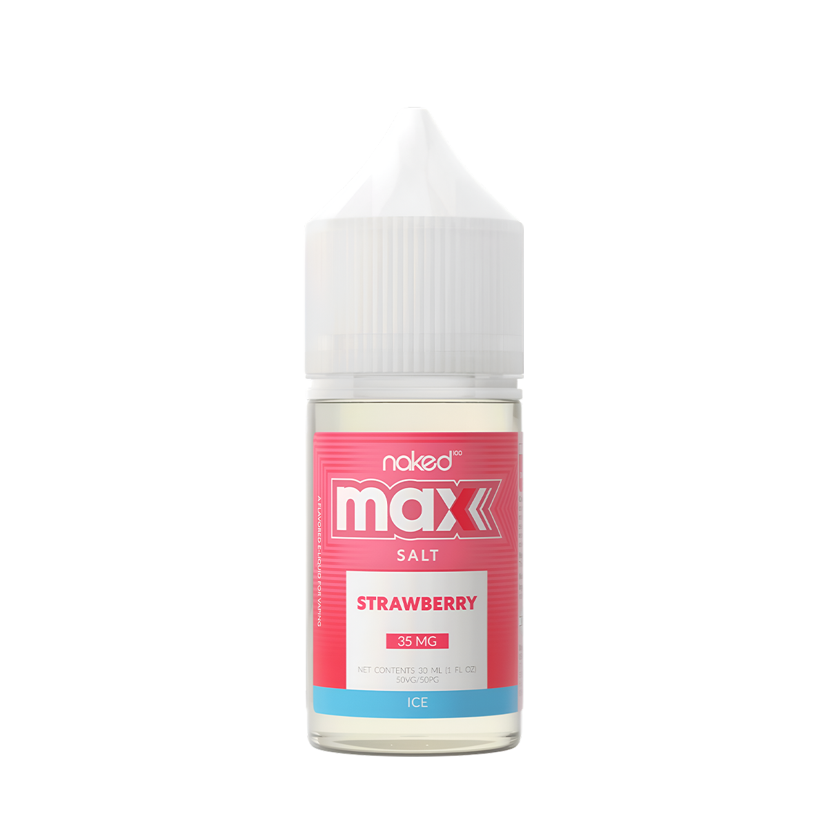 Naked 100 Ice Salt Nicotine Vape Juice 35 Mg 30 Ml Strawberry Ice