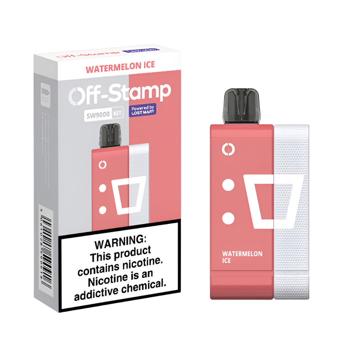 OFF Stamp SW9000 Disposable Pod & Rechargeable Kit Watermelon Ice  