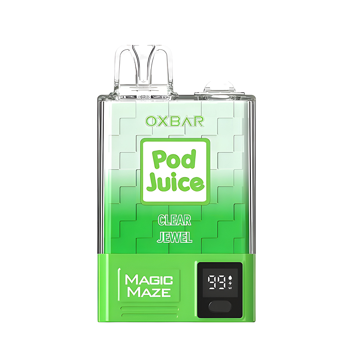 OXBAR x Pod Juice Magic Maze Pro Disposable Vape Clear Jewel  