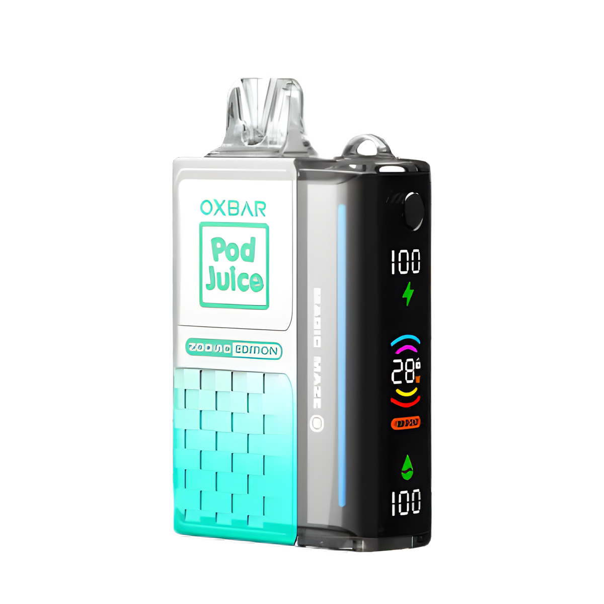 Oxbar x Pod Juice Magic Maze 2.0 30K Disposable Vape Clear Emerald  