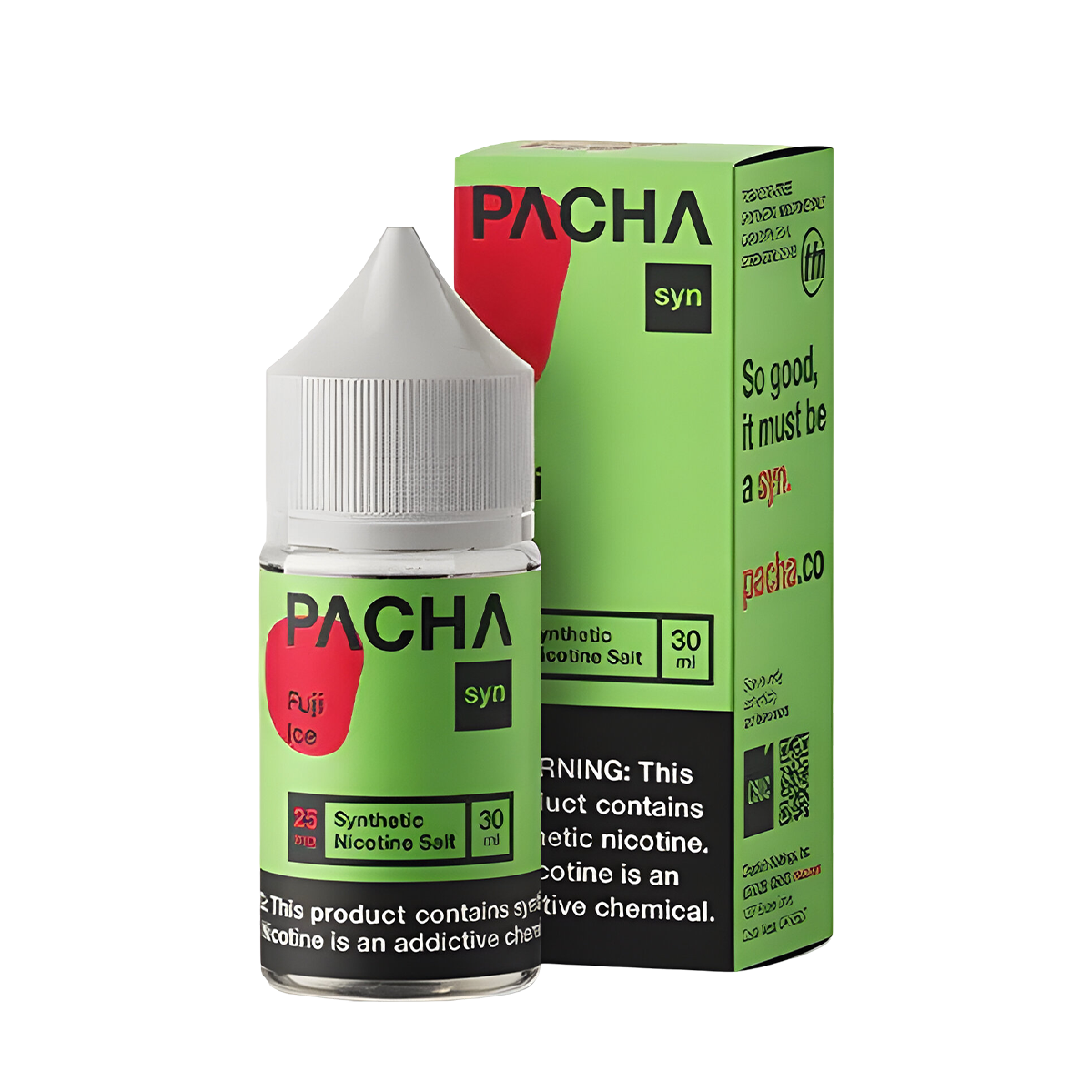 Pacha Syn Salt Nicotione Vape Juice 25 Mg 30 Ml Fuji Ice Pachamama