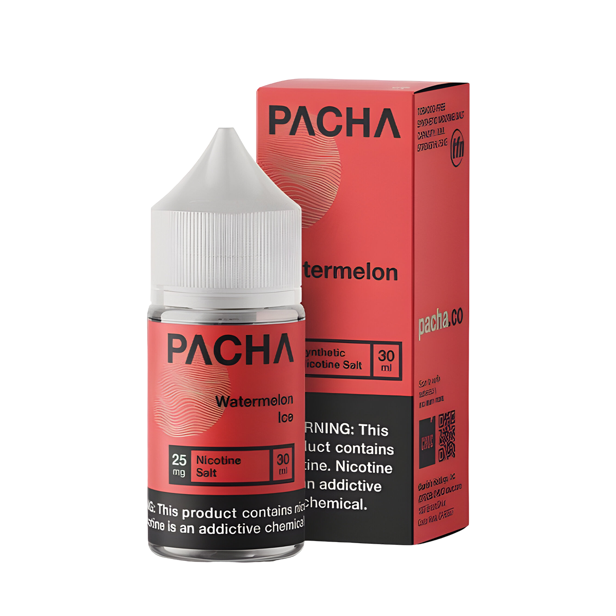 Pacha TFN Salt Nicotione Vape Juice 25 Mg 30 Ml Watermelon Ice